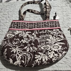 Vera Bradley Black and White Shoulder Bag